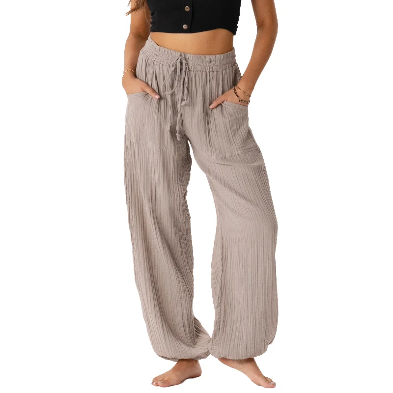 Weekend Offers That Excite Stone Cotton Castaway Pants