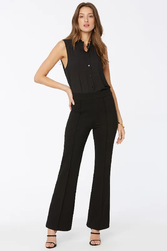 Weekend Offers That Thrill Pull-On Flared Pants - Black