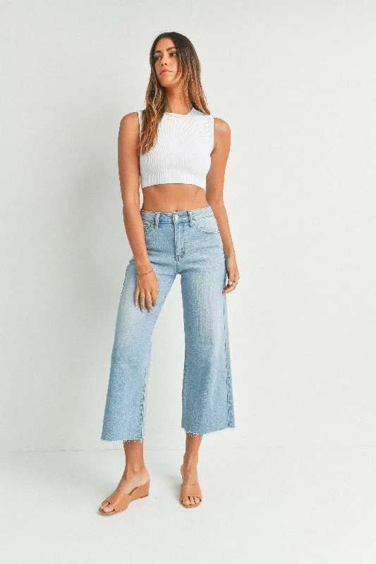 Overstock Clearance Just Black Slim Wide Leg Jeans