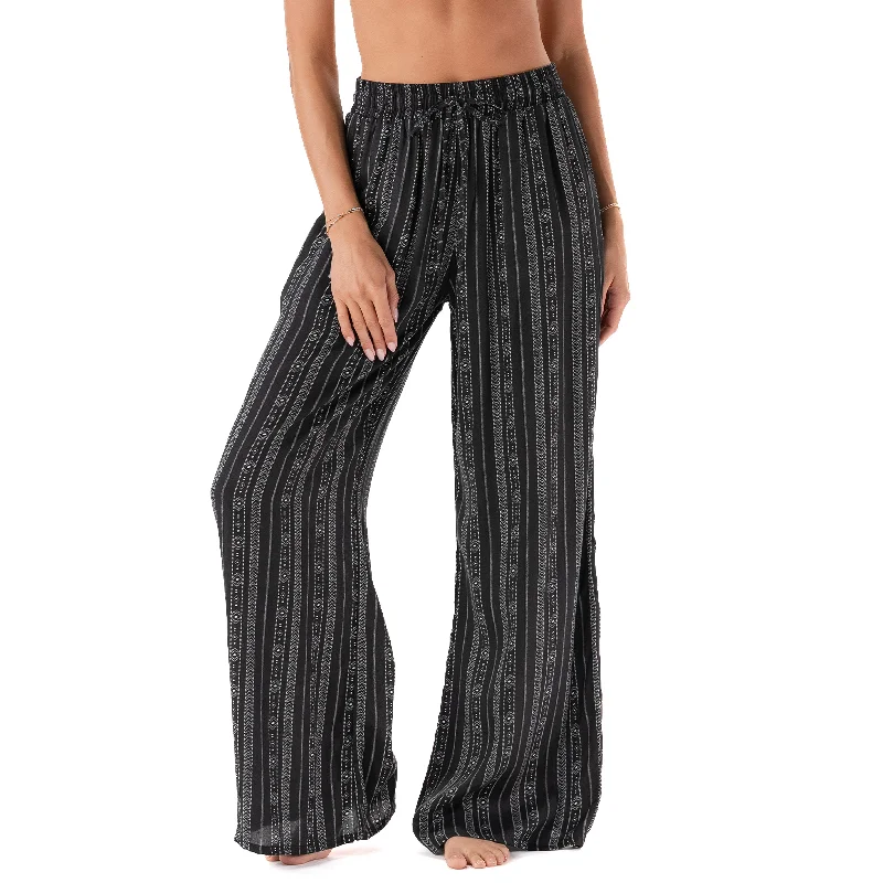 Weekend Deals That Dazzle Akha Tribal Print Wide Leg Drawstring Pants