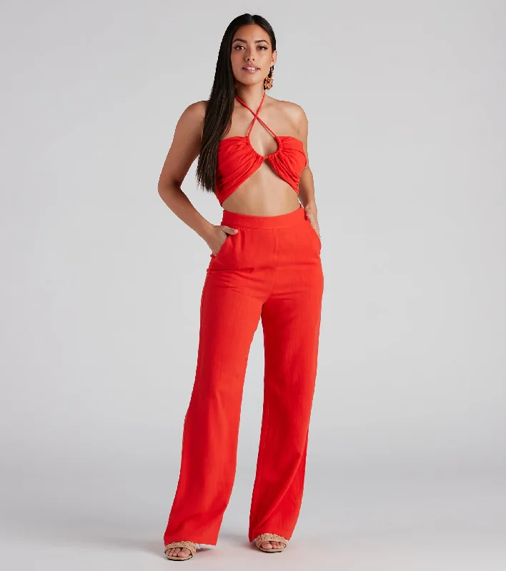 Unmissable Sale Worth It Linen Wide-Leg Pants