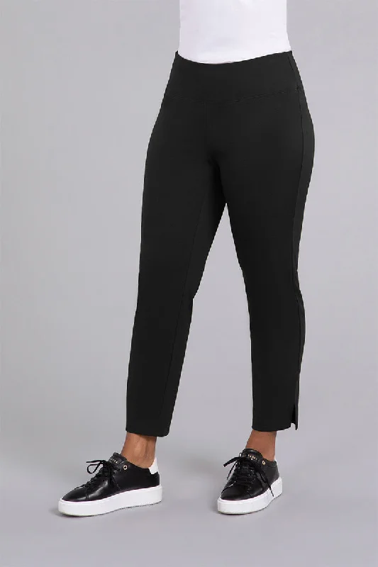 Limited Time Offer Lux Yoke Narrow Pant Midi | Black