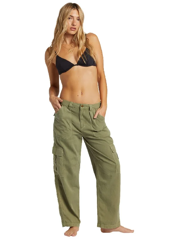 Doorbuster Deal Billabong Ladies Walk Along Pant