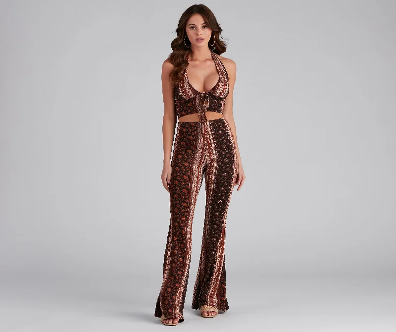 Cash Savings Bohemian Flair Printed Pants