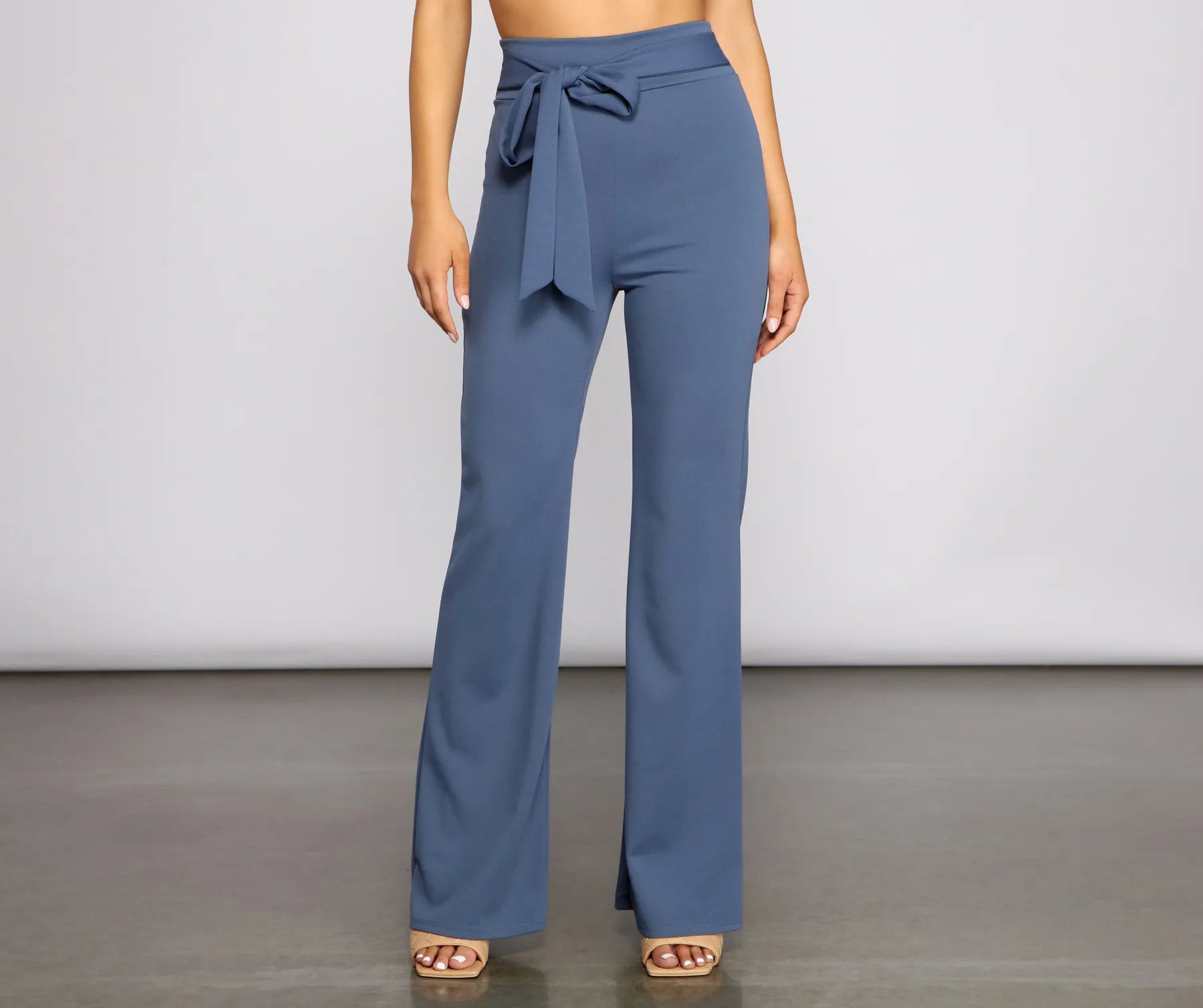 Don't Miss Out Perfectly Stylish Tie-Waist Pants