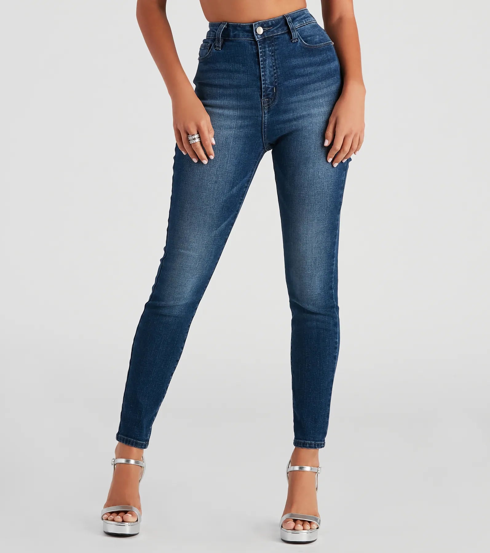 Members Only Harper Mid-Rise Skinny Jeans By Windsor Denim