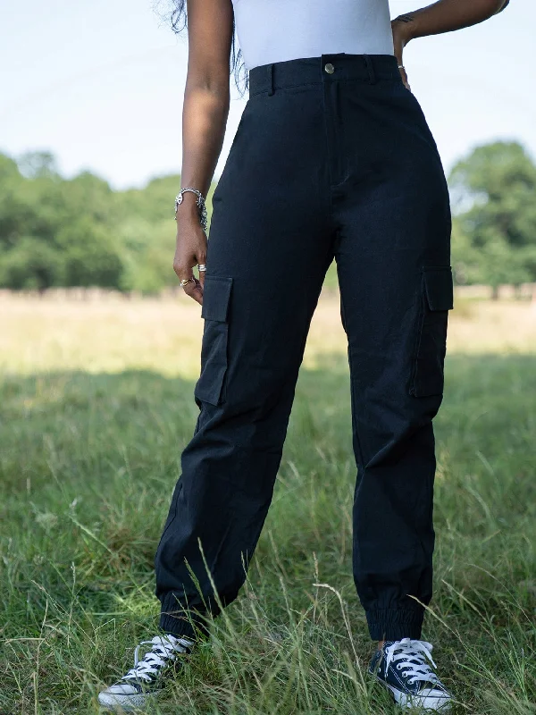 Lowest Rates Casual Plain Zipper Natural Long Women Pants