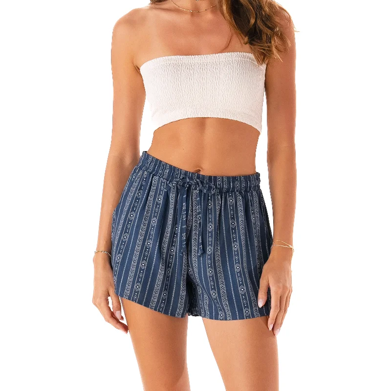 Weekend Savings Spectacle Lahu Tribal Print Drawstring Shorts
