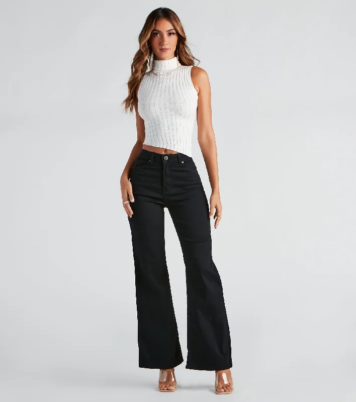 Sale Alert Catch Ya Later Wide-Leg Jeans