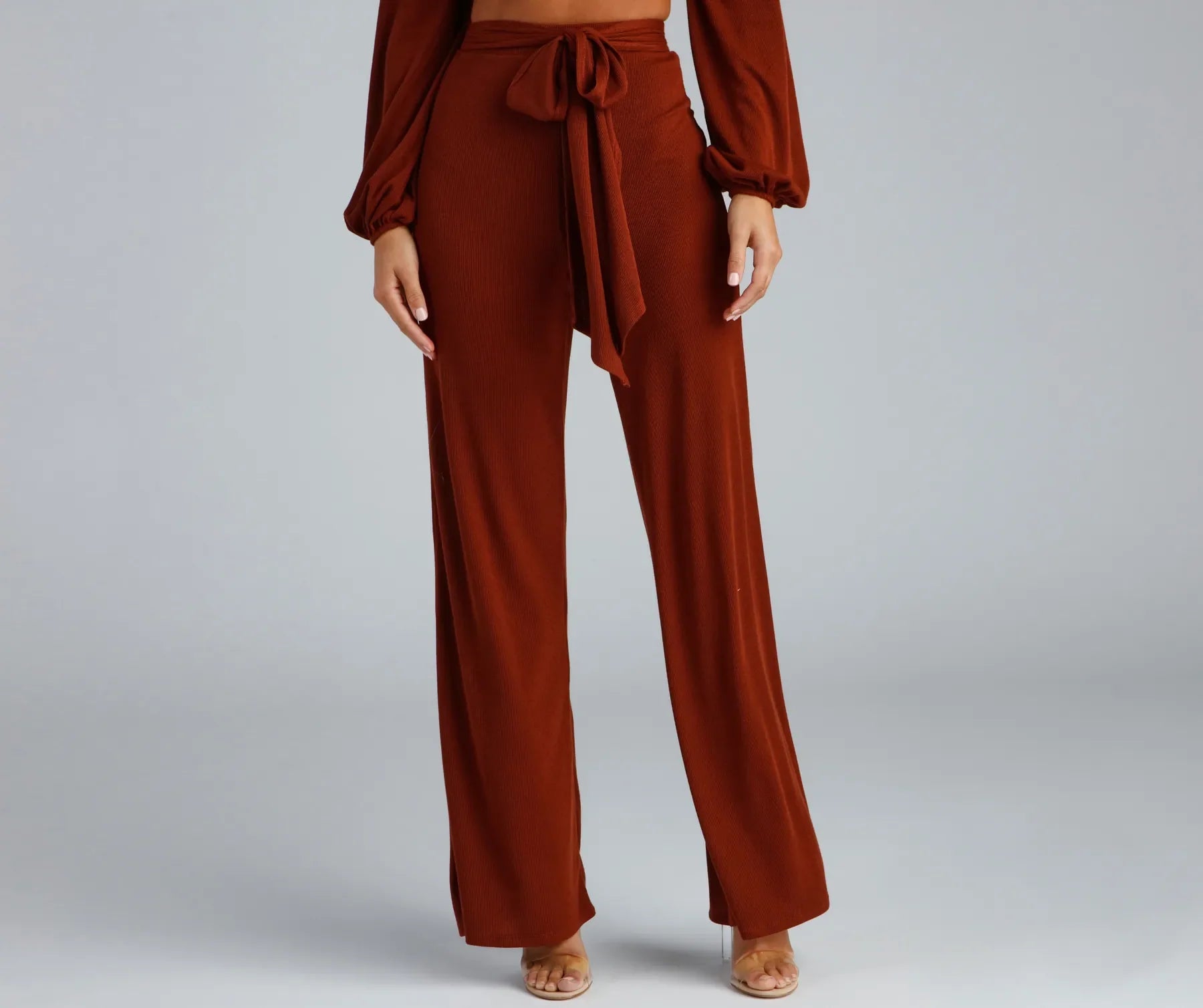 Weekend Specials to Grab Tied Together Wide Leg Pants