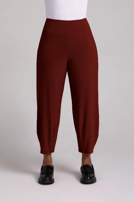 Massive Deal Narrow Lantern Pant | Rust