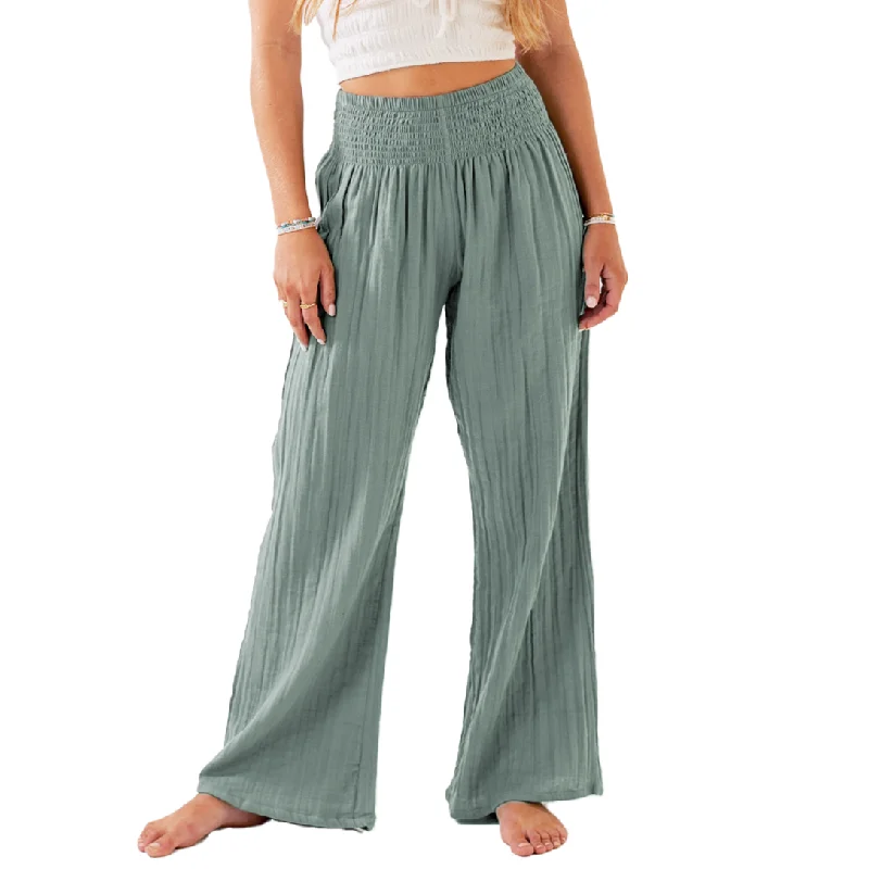 Take Advantage Sage Wide Leg Cotton Pants