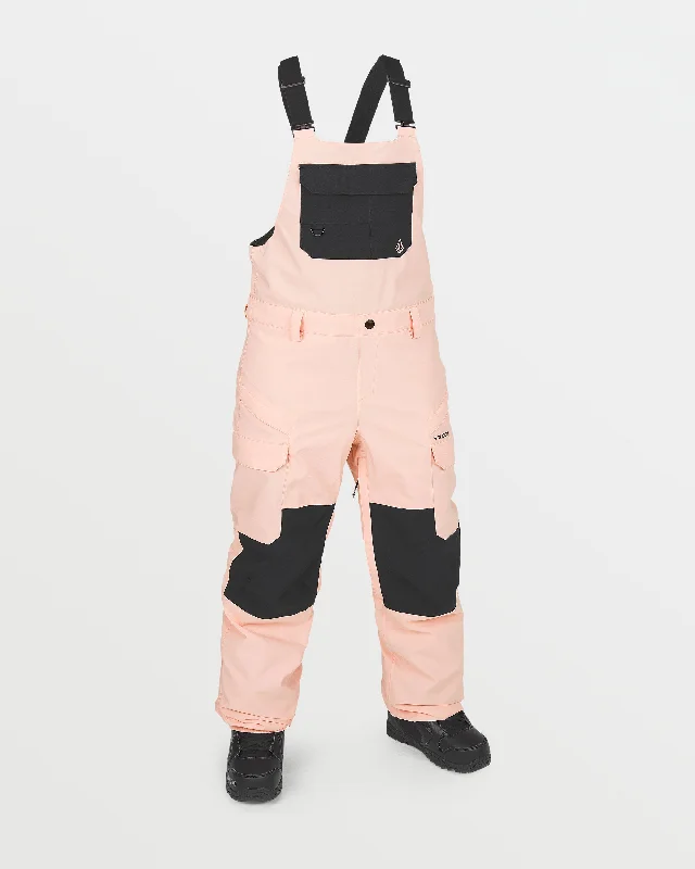 Super Discount Womens Creston 3D Stretch Bib Overalls - Coral Haze