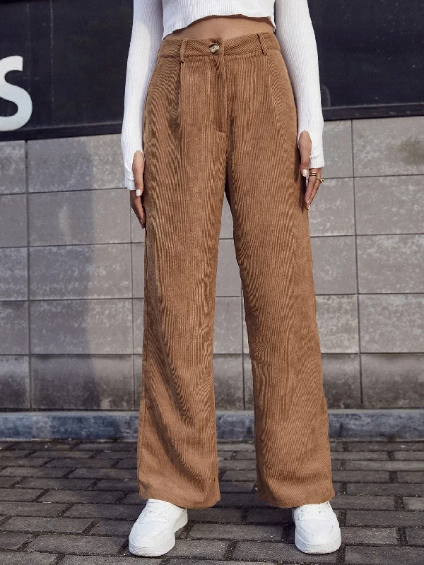 Discount Deals Casual Plain High Waist Long Women Pants
