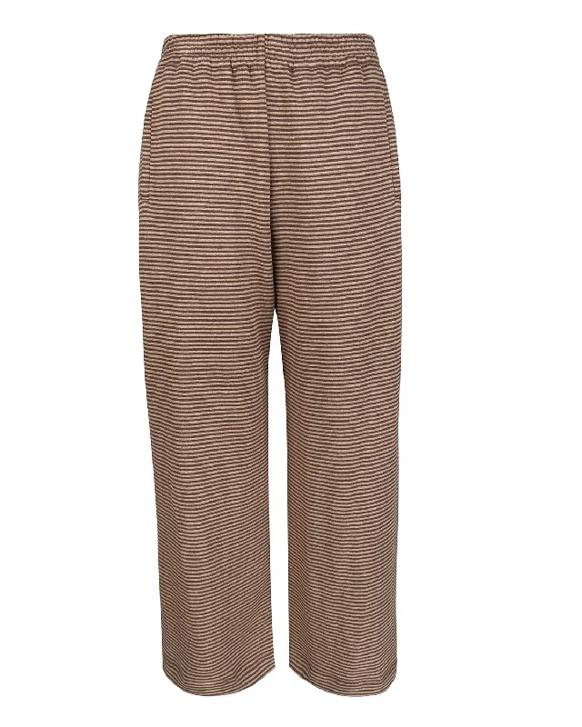 Major Savings Fleece Lounge Pant - Oak Stripe