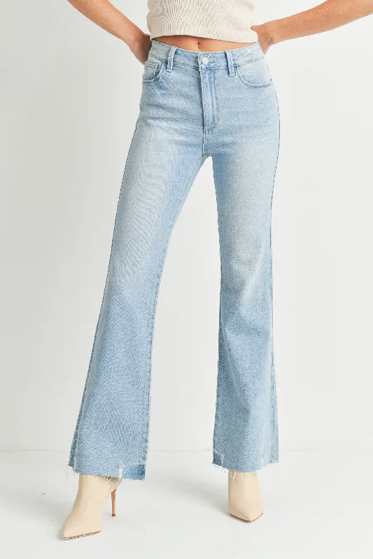 Shop Now Just Black Flare Jeans