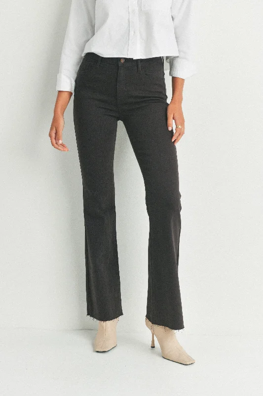 Fantastic Savings Just Black Scissor Cut Flare Jeans