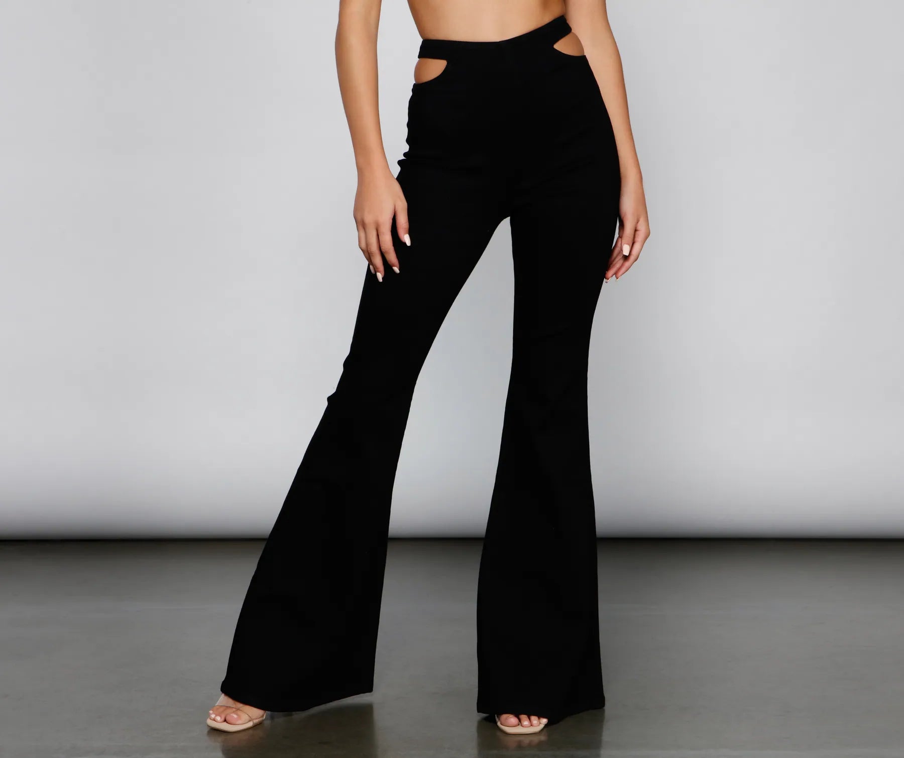 Fantastic Offers Bring The Flare Cutout Jeans