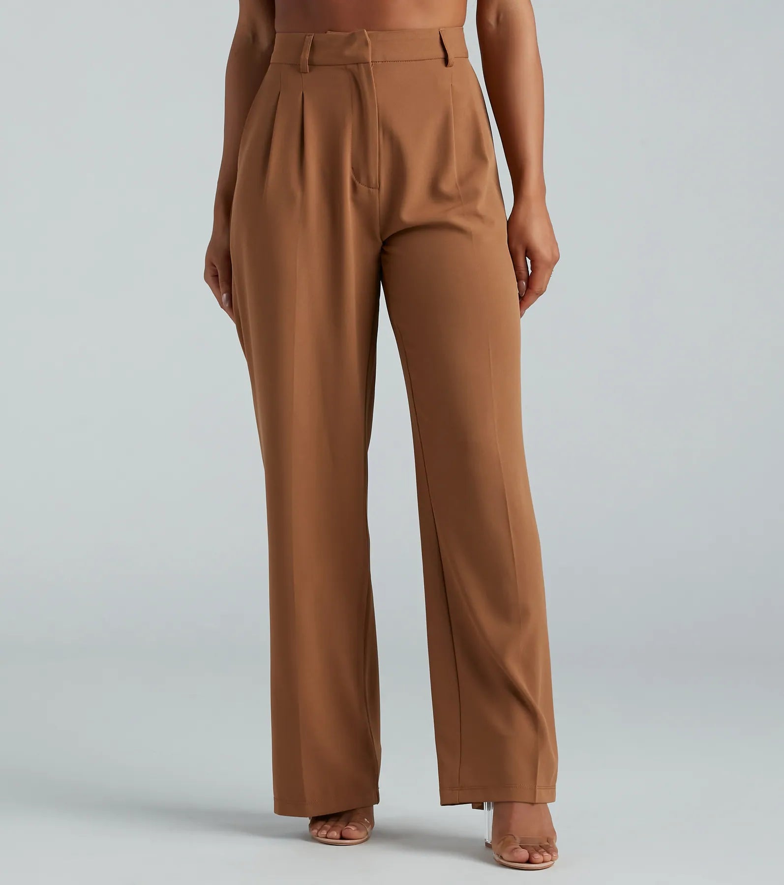 Weekend Deals That Excite Chic Crepe Boyfriend Trouser Pants