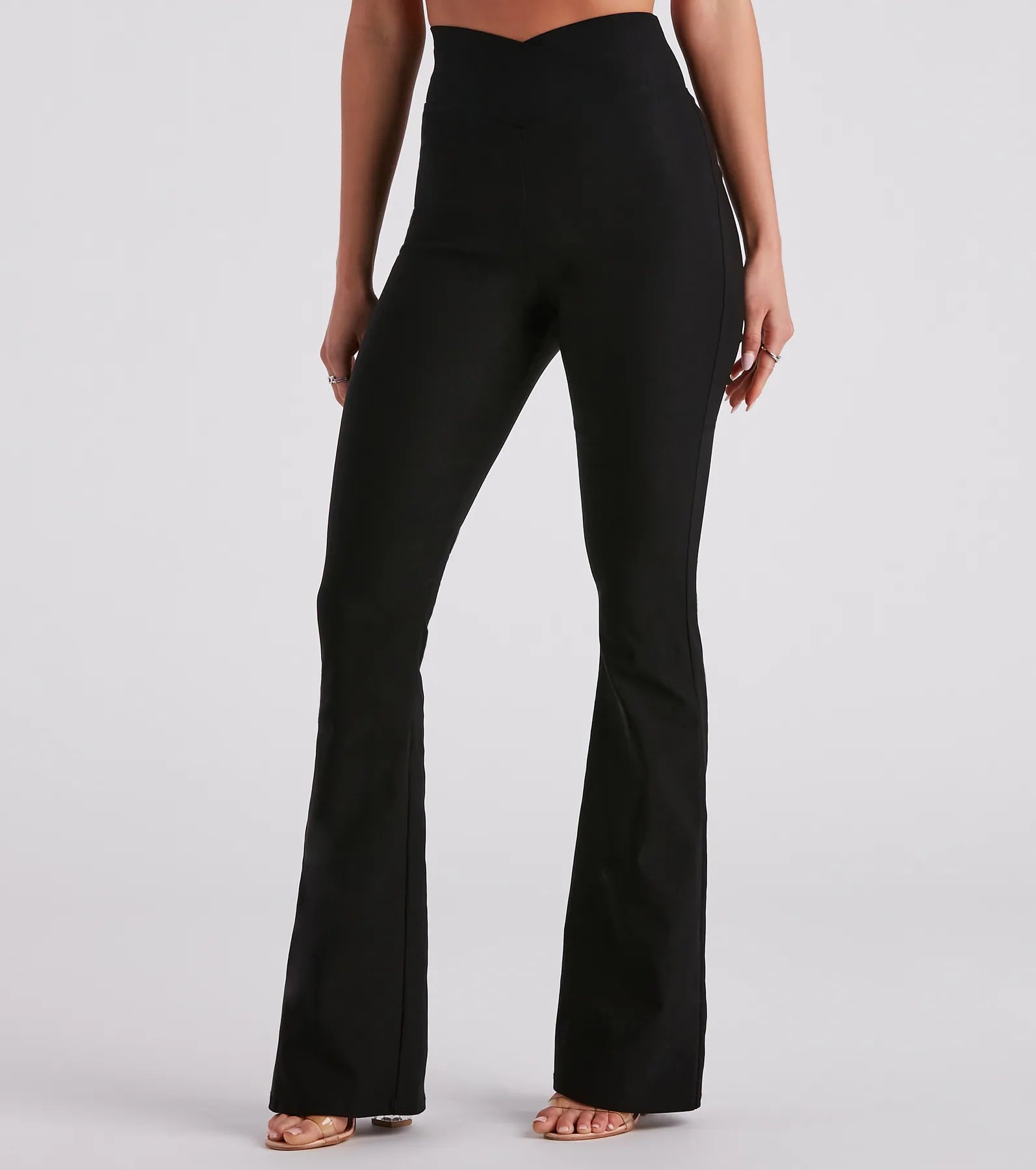 Weekend Specials to Grab Cross The Line V-Waist Bootcut Pants