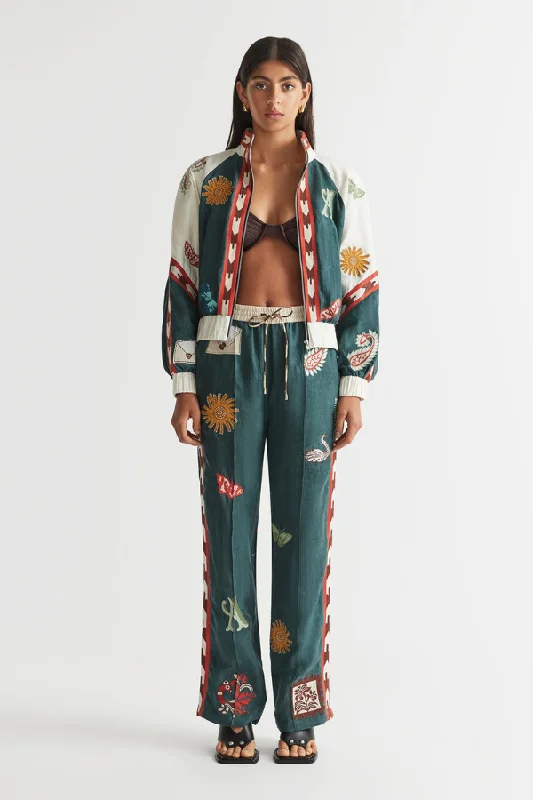 Price Cut Quincy Track Pant Peacock