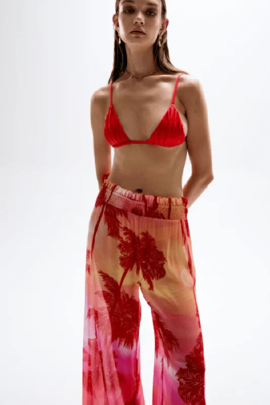 Crazy Savings Mission Shirred Pants Palm