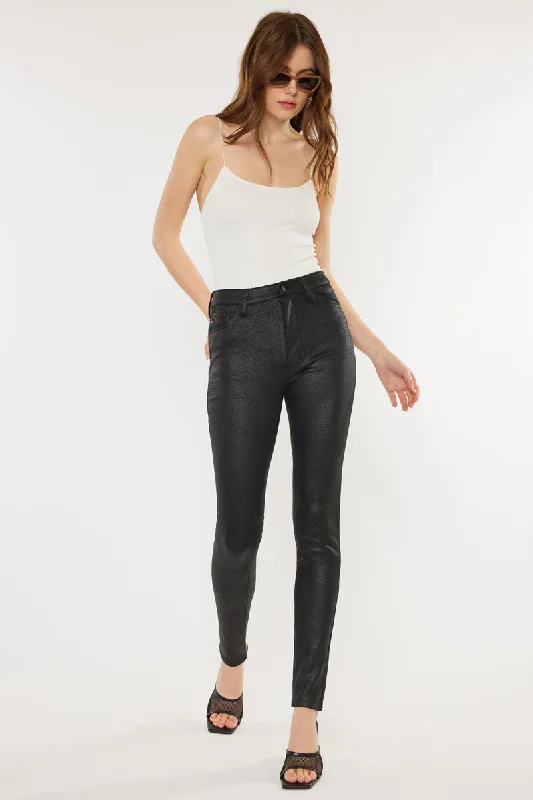 Your Weekend, Your Savings Carly Ultra High Rise Faux Leather Super Skinny Pants