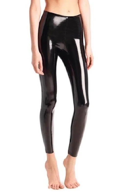 Crazy Deals Faux Patent Legging W/ Perfect Control
