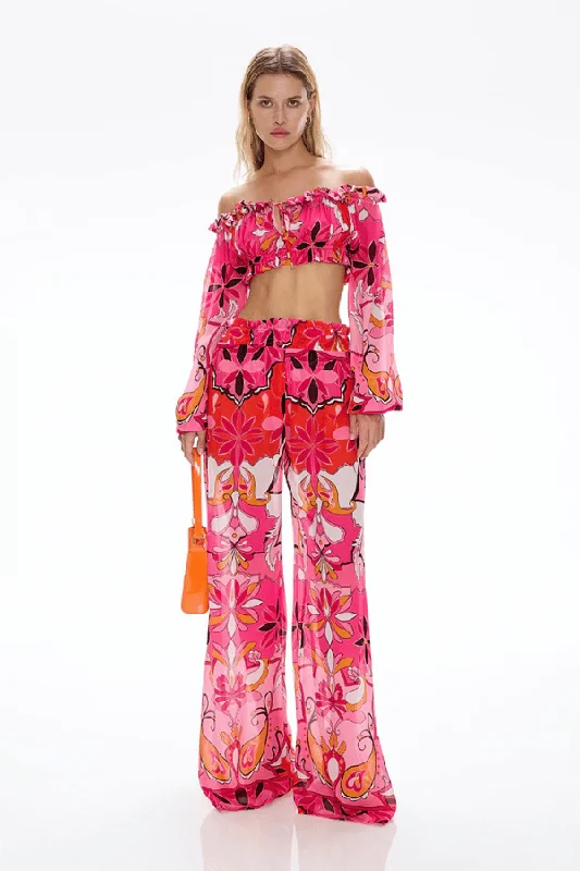 Act Now Mission Pants Boheme Pink