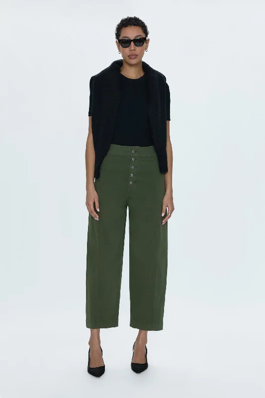Bonus Offer Suki Barrel Leg Trouser - Admiral