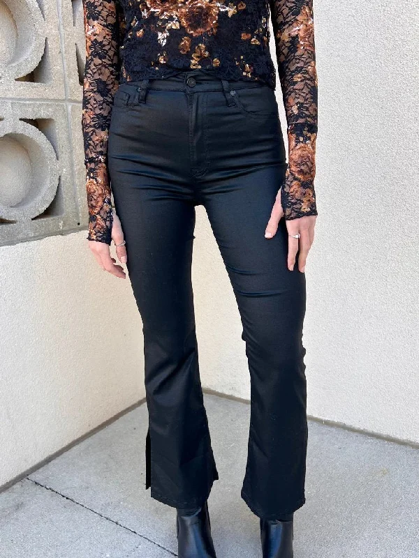 Don't Delay HALSEY BOOTCUT JEANS IN BLACK