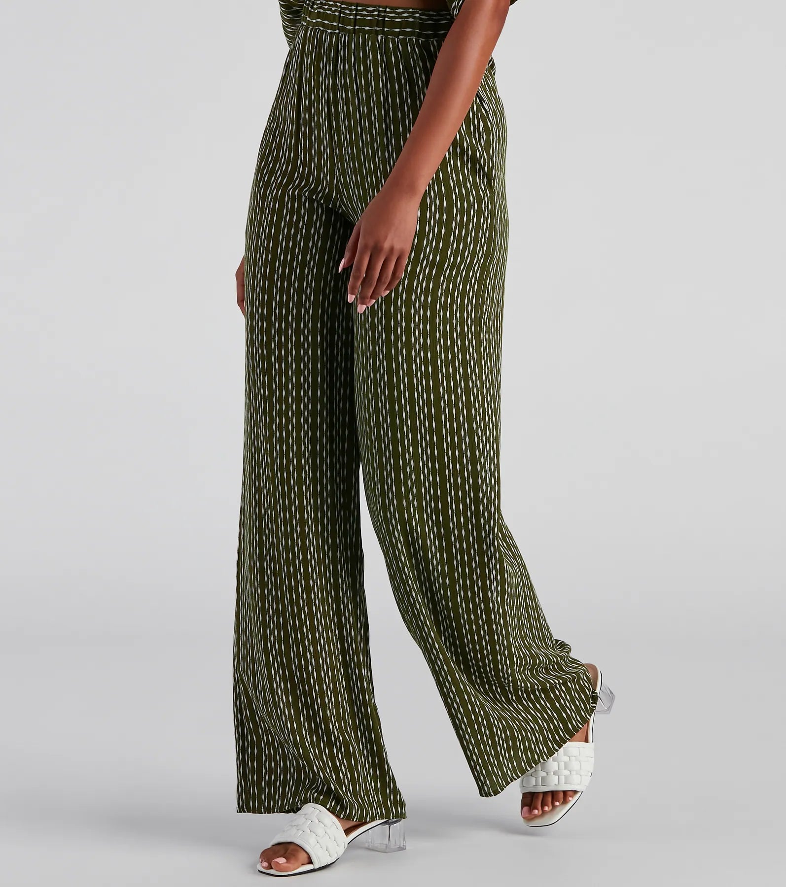 Limited Edition In Line High Rise Striped Pants