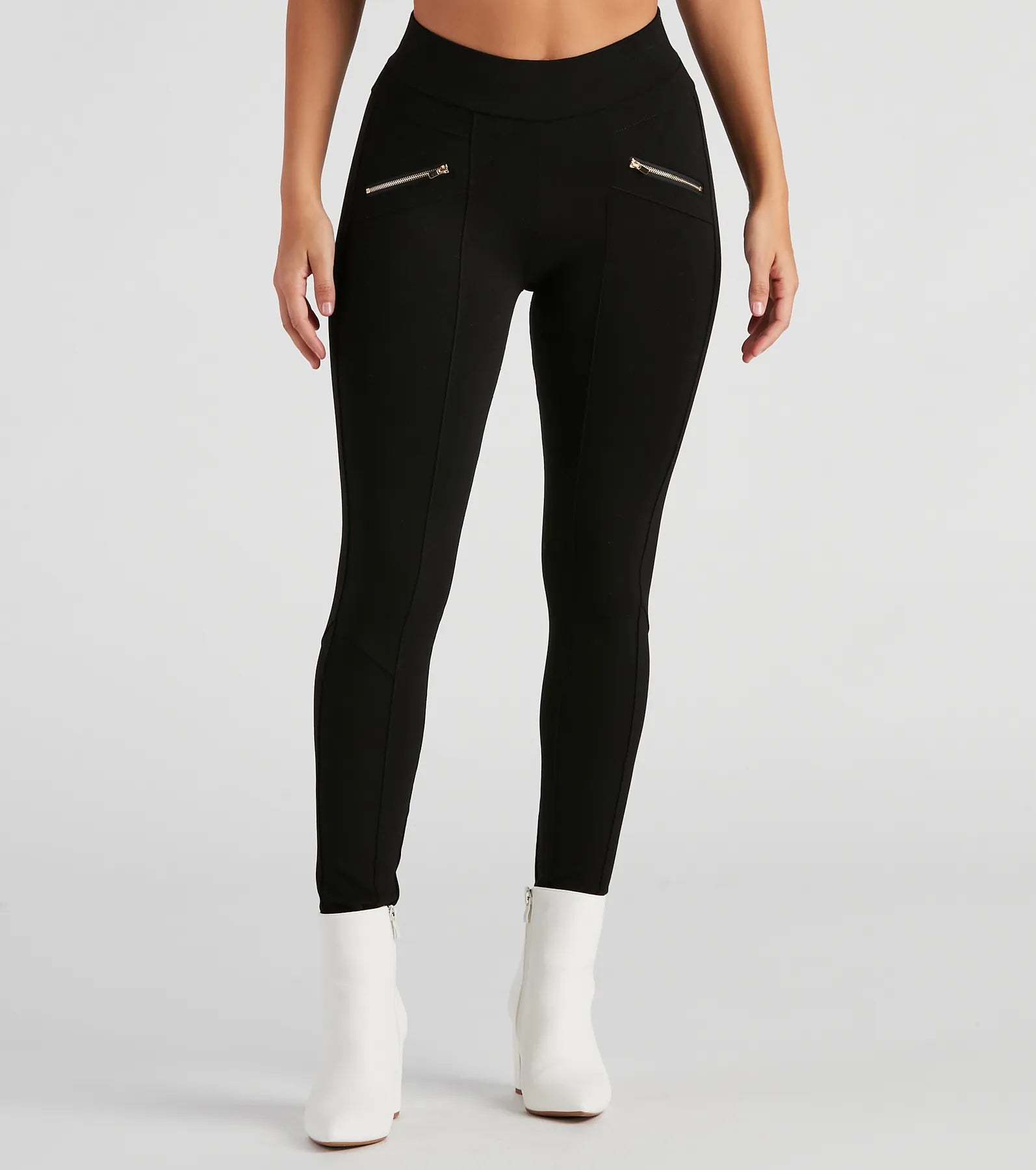 Can't Miss Down To Business Ponte Leggings