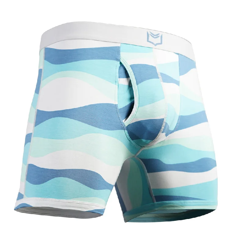 Online Exclusive SHEATH 4.0 Ocean Wave Men's Dual Pouch Boxer Brief