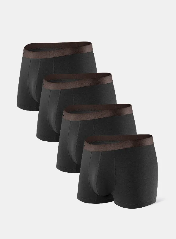 4 Packs Breathable Bamboo Rayon Trunks