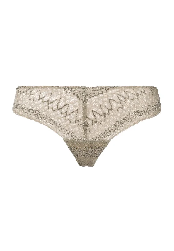 Weekend Specials to Love Thalie Thong | Animal Lace Coriander 72942-2375