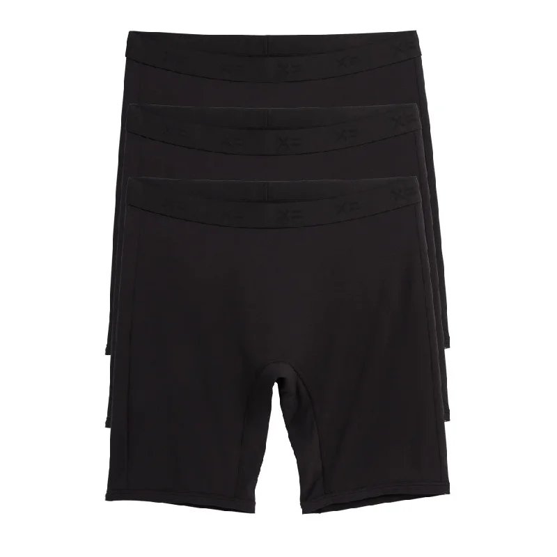 Special Discount 9" Boxer Briefs 3-Pack - TENCEL™ Modal Black
