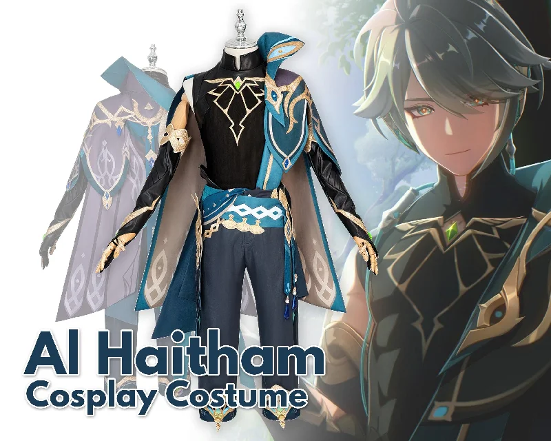 Stock Up and Save Al Haitham Cosplay Costume Free Shipping AdoreHomeStudio™