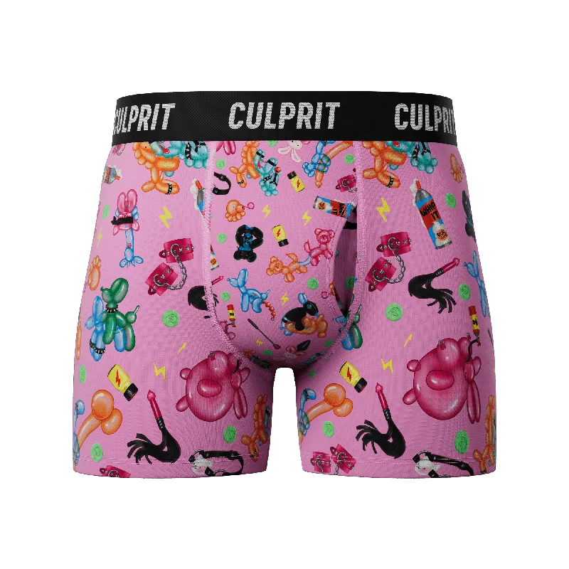 Price Cut Pink Balloon Animals 😻 Boxer Briefs w/ fly