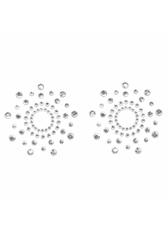 New Deals Mimi Silver Rhinestone Pasties