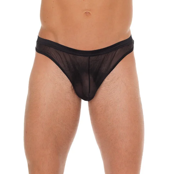 Black Mesh G-String