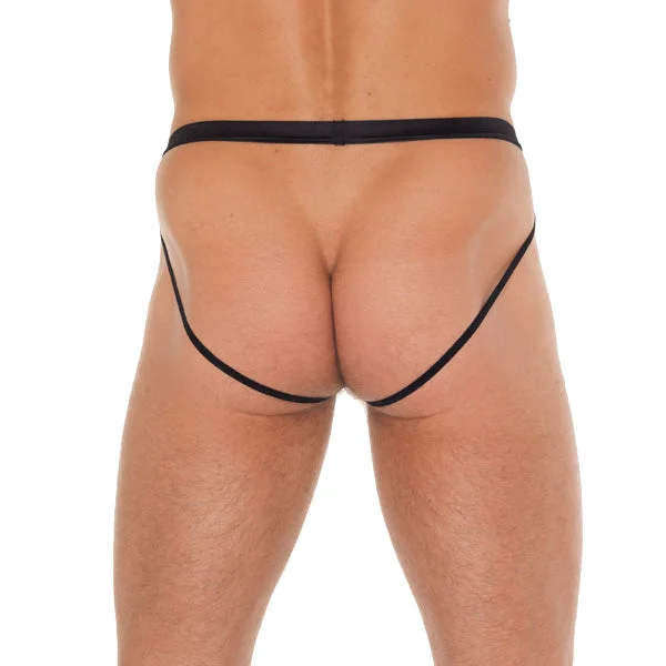 Black Pouch With Jockstraps