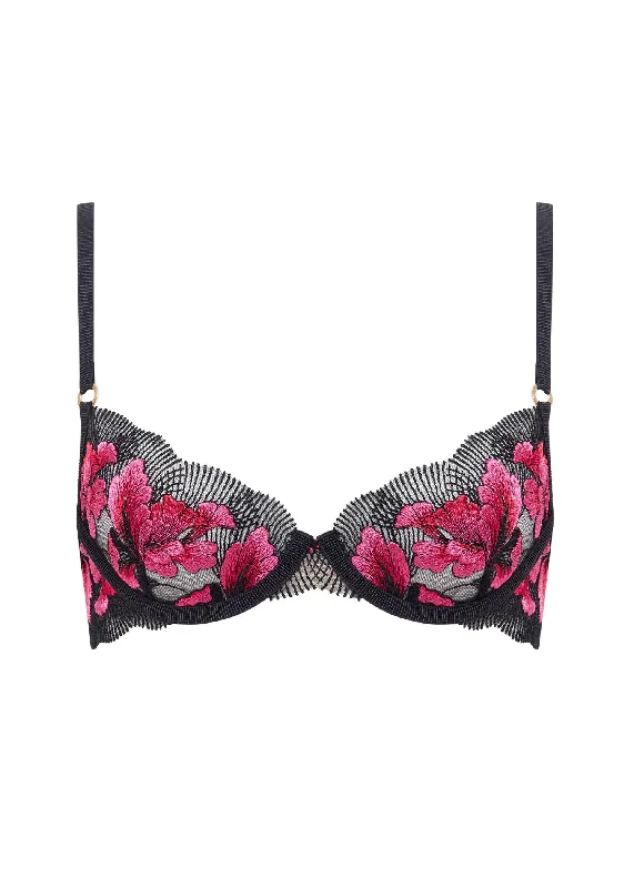 Best Seller Vivienne Wired Bra (Fuchsia Pink/Red/Black)