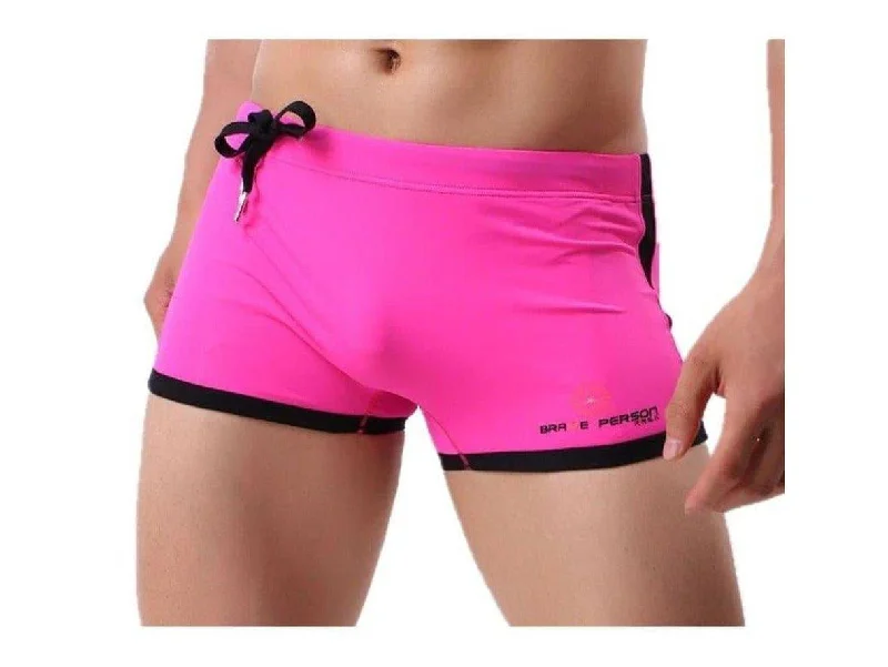 Shop and Save Gay Swim Trunks | BRAVE PERSON Swimwear Beach Swim Trunks