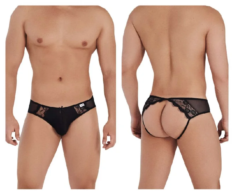 Today's Deal CandyMan 99538 Lace Jockstrap Color Black