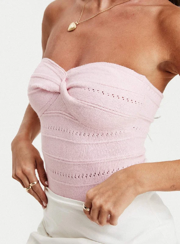 Shop and Save Caridi Bodysuit Pink