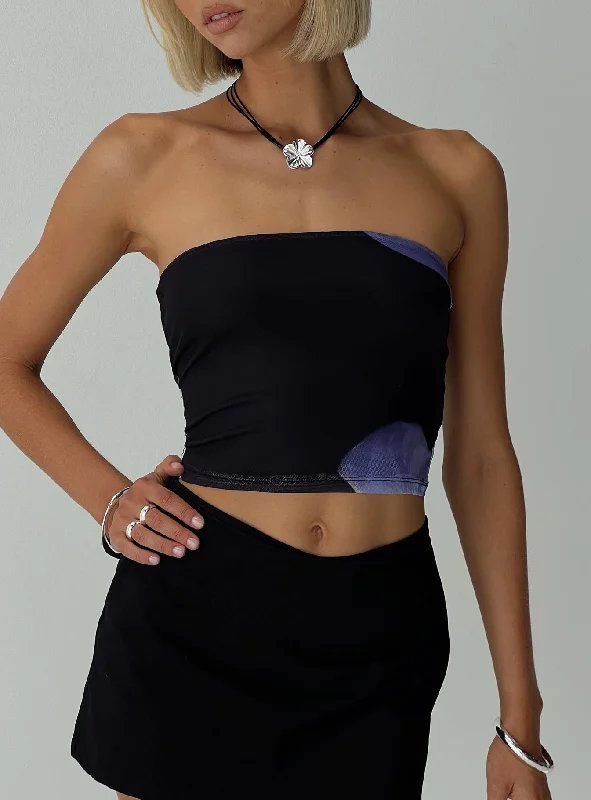 Buy Now Carmelo Top Black / Floral