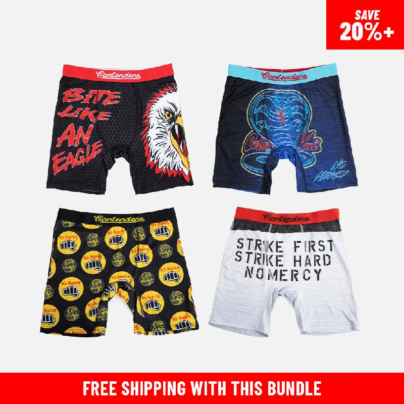 COBRA KAI 4 PACK BRIEF