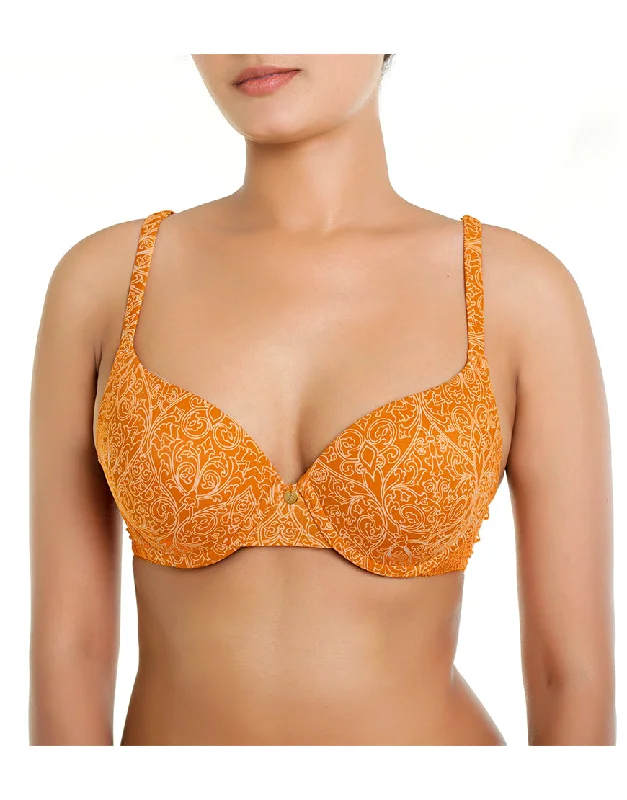 Weekend Bargains to Love ZEN SERIES LEVEL 2 PUSH-UP UNDERWIRED BRA -AUTUMN MAPLE