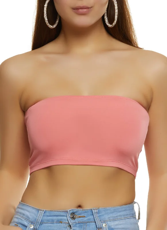 Crazy Savings Solid Spandex Tube Top